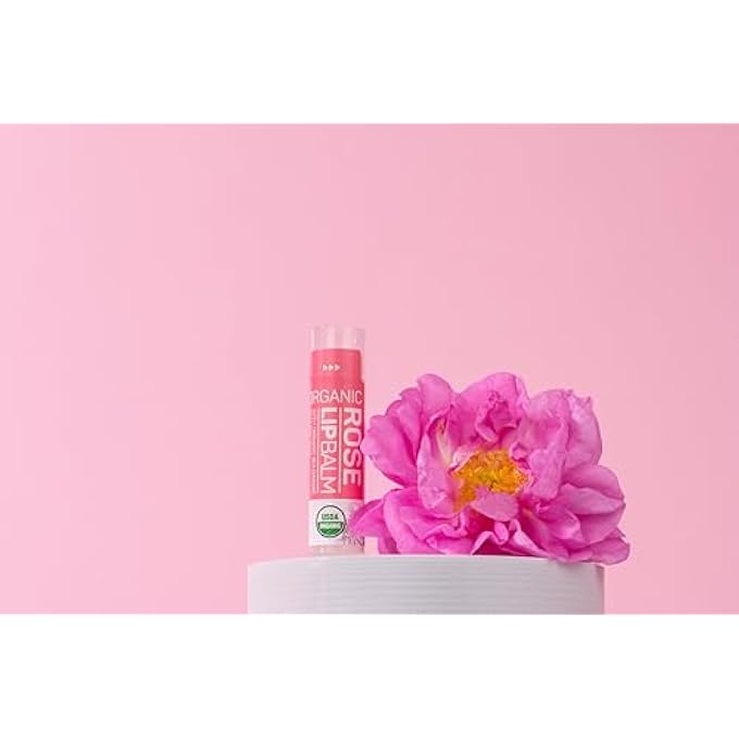 Alteya ORGANIC LIP BALM ROSE 5G - USDA CERTIFIED PURE NATURAL REPLENISHING CARE BASED ON BULGARIAN ESSENTIAL OIL AND A BOUQUET OF HYDRATING NOURISHING BOTANICAL BUTTERS - Image 3